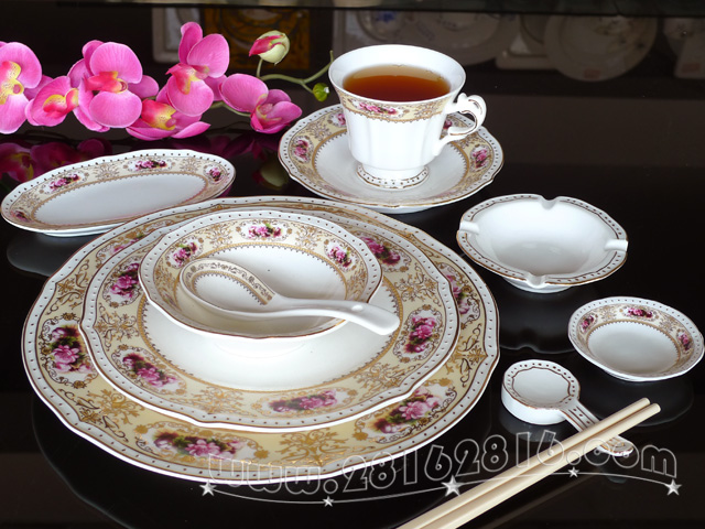 时尚典雅摆台餐具 品牌宾馆餐具 酒店用品餐具 楼面摆台餐具 包房摆台